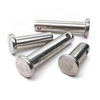 Carbon steel grooved round head clevis pin