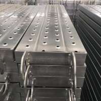 China manufacturer building material galvanized steel pedal walk board scaffolding steel plank